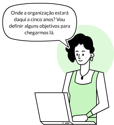 imagem de uma mulher digitando em um notebook