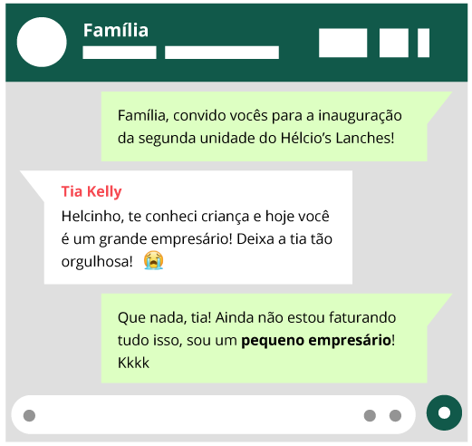 imagem de um quadro classificando as empresas conforme seu tamanho, Grande empresa acima de 90.000.000,00 (noventa milhões de reais), Média empresa acima de 4.800.000,00 (quatro milhões e oitocentos mil reais) até 90.000.000,00 (noventa milhões de reais), Empresa de pequeno porte (EPP) tem receita bruta superior a R$ 360.000,00 (trezentos e sessenta mil reais) e igual ou inferior a R$ 4.800.000,00 (quatro milhões e oitocentos mil reais) – dados de 2019, Microempresa (ME) tem receita bruta igual ou inferior a R$ 360.000,00 (trezentos e sessenta mil reais).