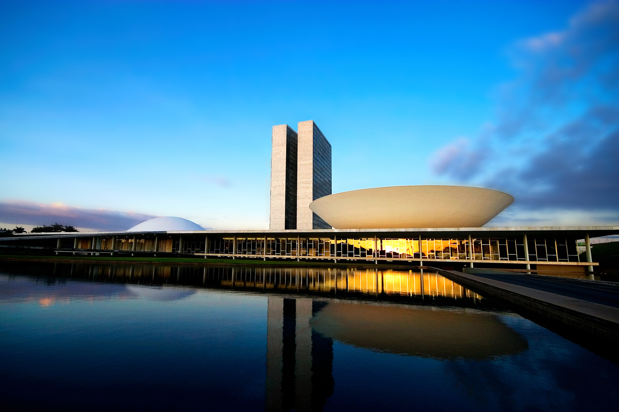 Foto do senado federal de Brasília.