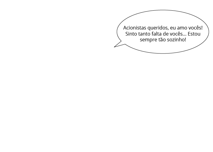 transcrição de todo o diálogo. O alt da primeira imagem deve ser vazio.